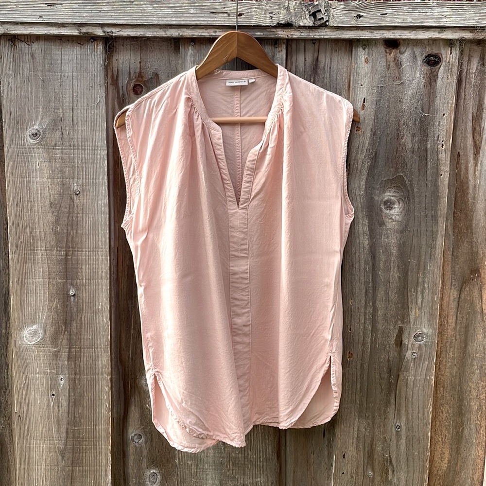 Odell's blush sleeveless tunic